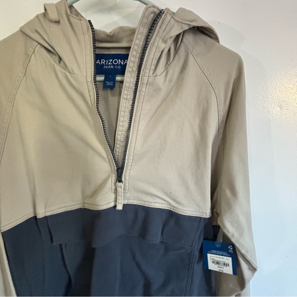 NWT ✨$9 when bundled✨ Arizona Jean Co. Half-Zip Hooded Jacket - Picture 8 of 10